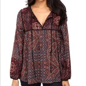 Sanctuary Paisley Peasant Blouse✨